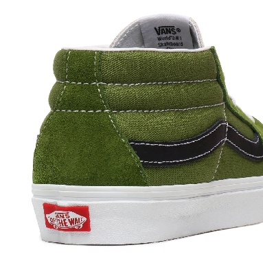 Vans Retro Sport Sk8-Mid Green Classic Mens Womens - (Retro Sport) Calla Green/True White VN0A3WM3WZ6 Shoes