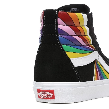 Vans Refract Sk8-Hi Reissue Multicolour Classic Mens Womens - (Refract) Black/True White/Multi VN0A4U3DWN7 Shoes