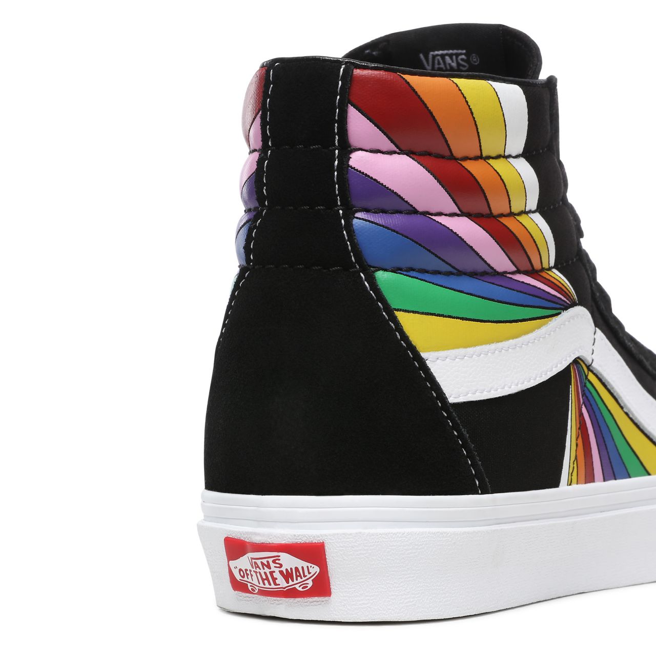 Vans Refract Sk8-Hi Reissue Multicolour Classic Mens Womens - (Refract) Black/True White/Multi VN0A4U3DWN7 Shoes