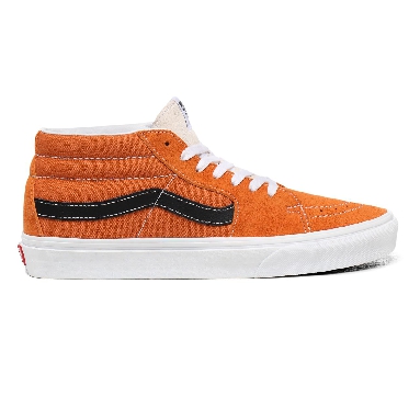 Vans Retro Sport Sk8-Mid Orange Classic Mens Womens - (Retro Sport) Apricot Buff/True White VN0A3WM3WZ5 Shoes