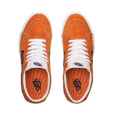 Vans Retro Sport Sk8-Mid Orange Classic Mens Womens - (Retro Sport) Apricot Buff/True White VN0A3WM3WZ5 Shoes