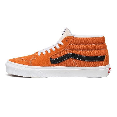 Vans Retro Sport Sk8-Mid Orange Classic Mens Womens - (Retro Sport) Apricot Buff/True White VN0A3WM3WZ5 Shoes