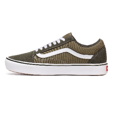 Vans Suede and Textile ComfyCush Old Skool Green Classic Mens Womens - (Suede/Textile) Grape Lead/Lizard VN0A3WMAWX3 Shoes