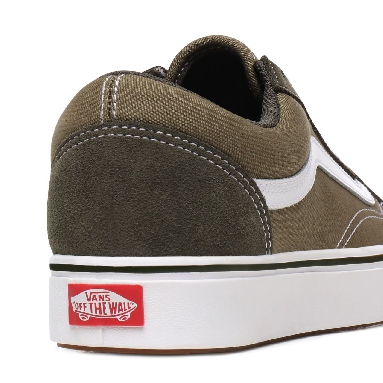 Vans Suede and Textile ComfyCush Old Skool Green Classic Mens Womens - (Suede/Textile) Grape Lead/Lizard VN0A3WMAWX3 Shoes