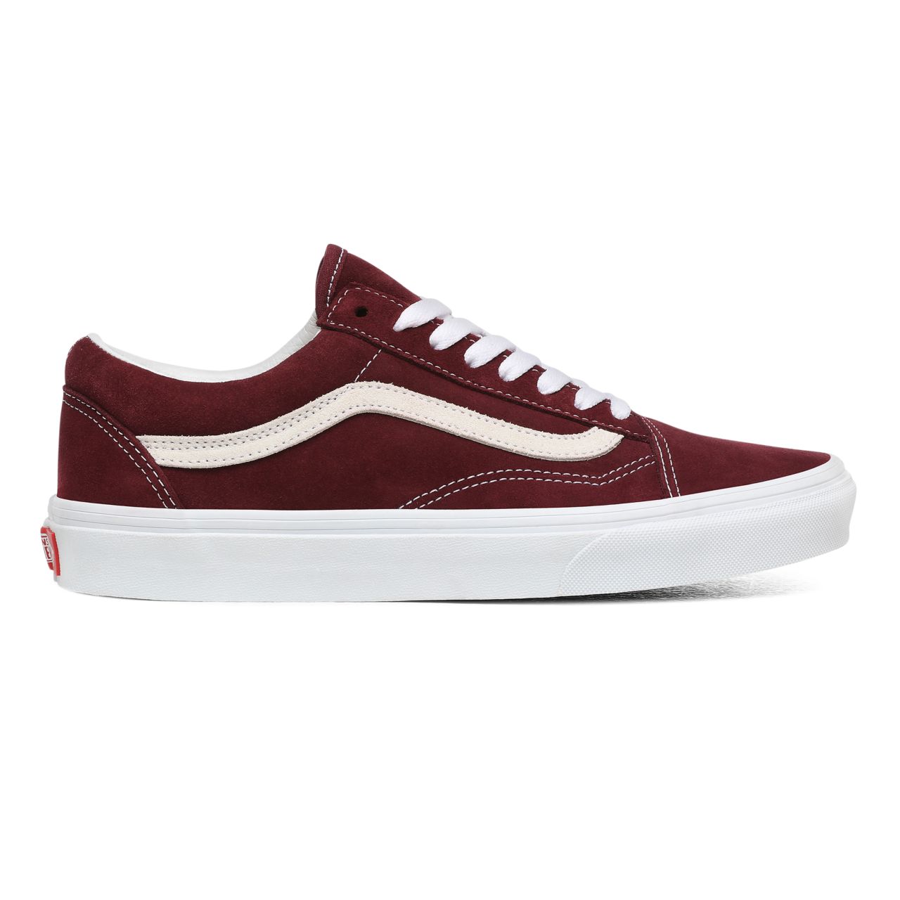 Vans Suede Old Skool Red Classic Mens Womens - (Suede) Port Royale VN0A4U3B6DZ Shoes