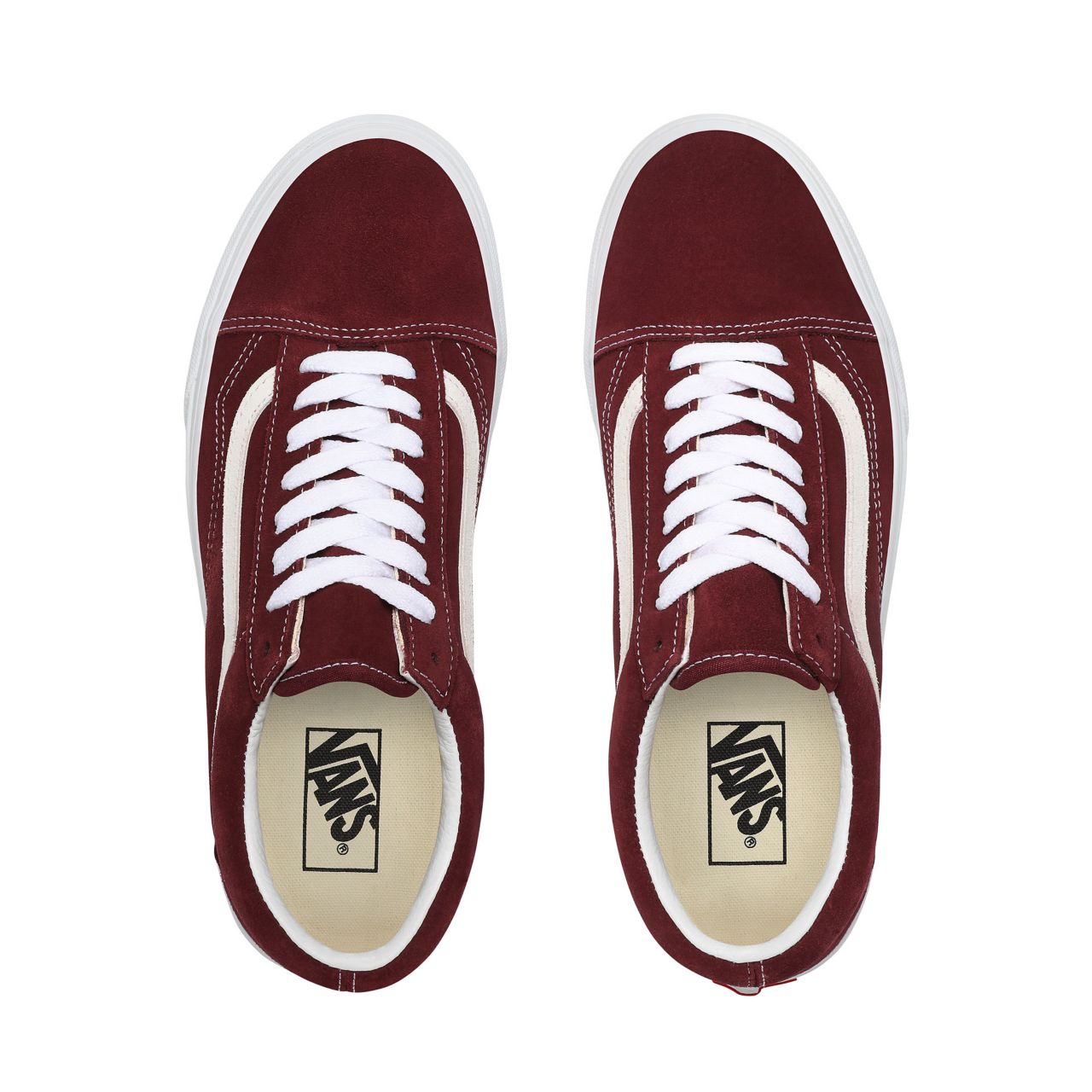 Vans Suede Old Skool Red Classic Mens Womens - (Suede) Port Royale VN0A4U3B6DZ Shoes