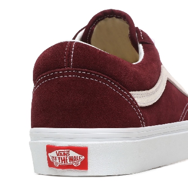 Vans Suede Old Skool Red Classic Mens Womens - (Suede) Port Royale VN0A4U3B6DZ Shoes