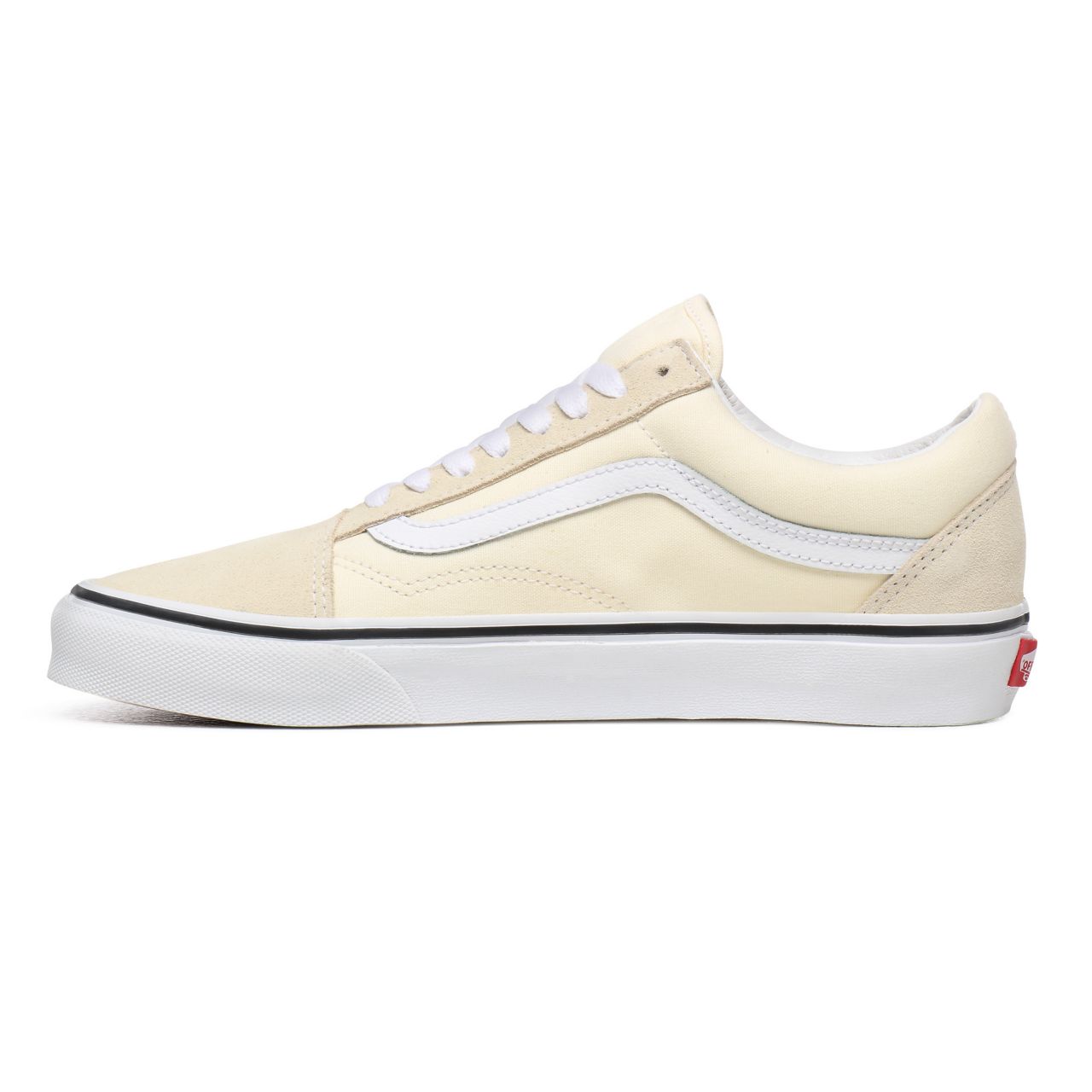 Vans Old Skool White Classic Mens Womens - Classic White/True White VN0A4U3BFRL Shoes