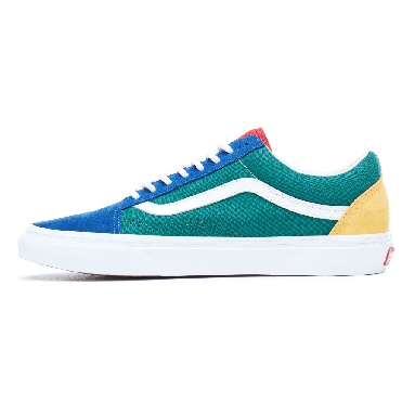 Vans Yacht Club Old Skool Multicolour Classic Mens Womens - (Vans Yacht Club) Blue/Green/Yellow VN0A38G1R1Q Shoes