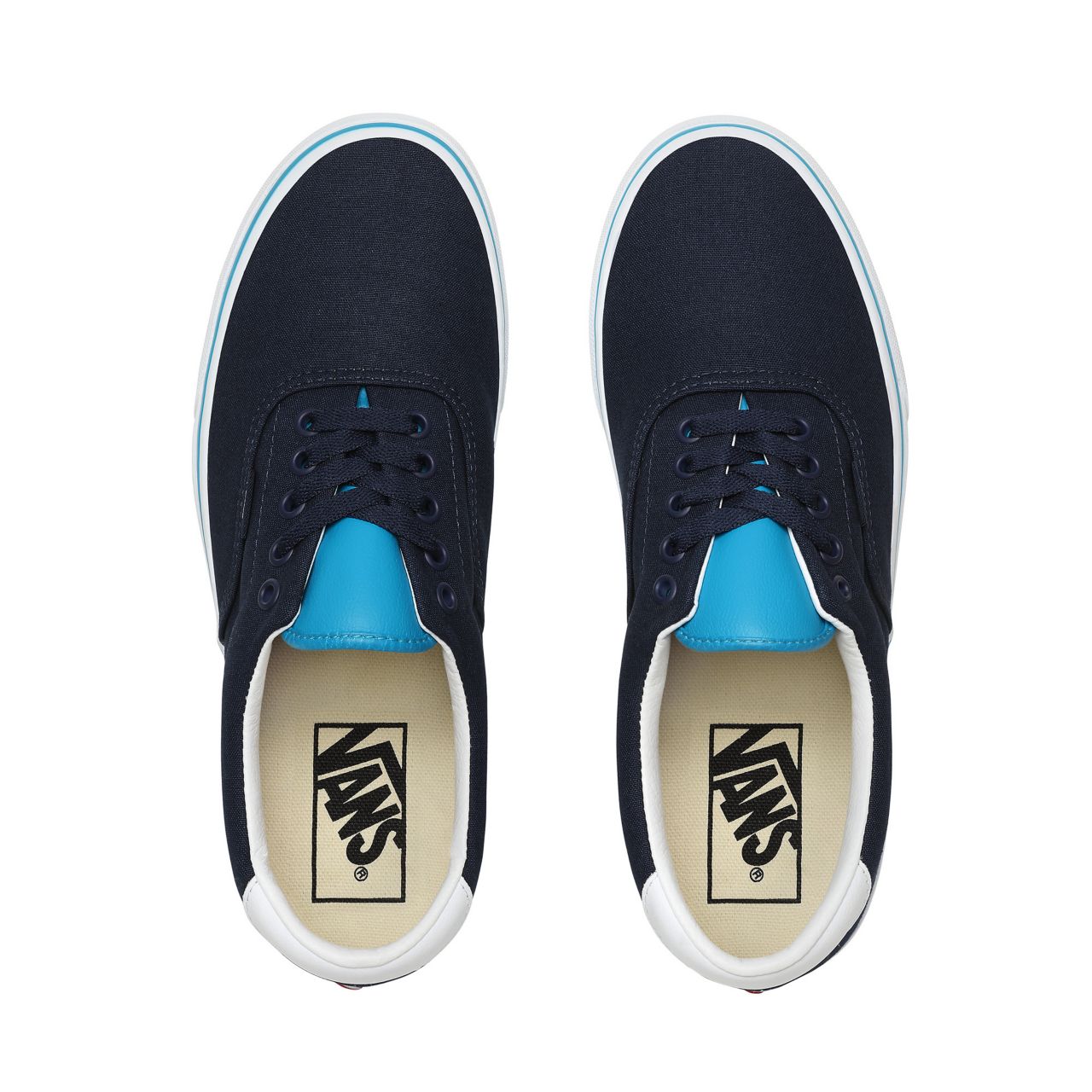 Vans C&L Era 59 Navy Classic Mens Womens - (C&L) Dress Blues/Caribbean Sea VN0A4U3AX48 Shoes