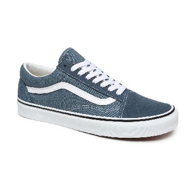 Vans Old Skool Blue Classic Mens Womens - Blue Mirage/True White VN0A4U3BX17 Shoes