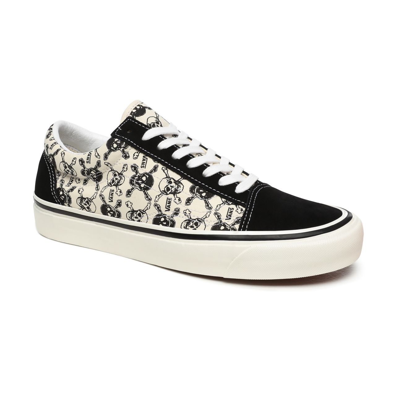 Vans Anaheim Factory Old Skool 36 DX Black Classic Mens Womens - (Anaheim Factory) Og Skulls/Og Black/Og White VN0A38G2X7Y Shoes