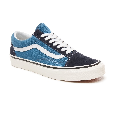 Vans Anaheim Factory Old Skool 36 DX Blue Classic Mens Womens - (Anaheim Factory) Og Navy/Og Stv Navy VN0A38G2SU0 Shoes