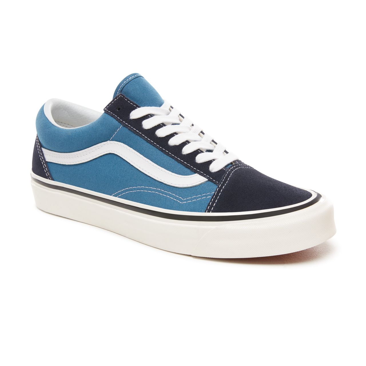 Vans Anaheim Factory Old Skool 36 DX Blue Classic Mens Womens - (Anaheim Factory) Og Navy/Og Stv Navy VN0A38G2SU0 Shoes