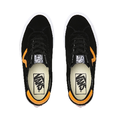 Vans Sport Black Classic Mens Womens - Black/Cadmium Yellow VN0A4BU6XW2 Shoes