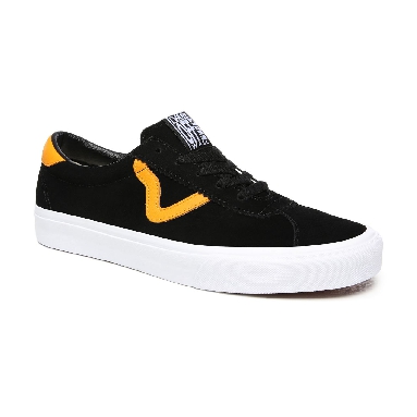 Vans Sport Black Classic Mens Womens - Black/Cadmium Yellow VN0A4BU6XW2 Shoes