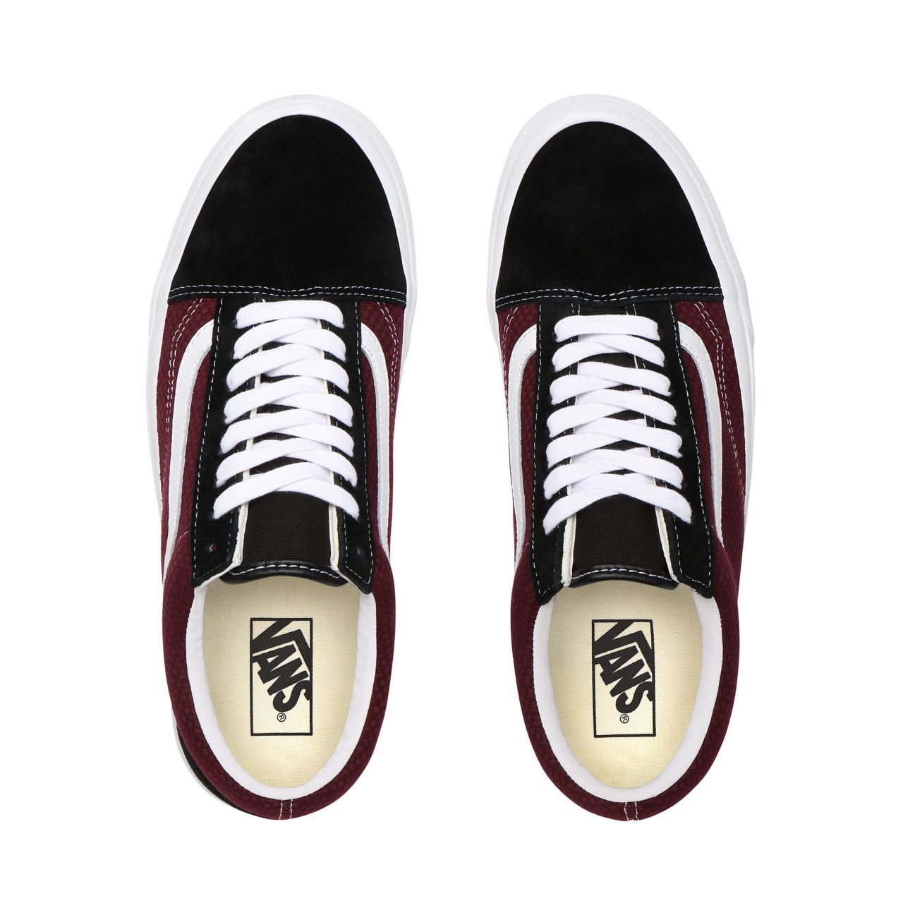 Vans P&C Old Skool Black Classic Mens Womens - (P&C) Black/Port Royale VN0A4U3BWT9 Shoes