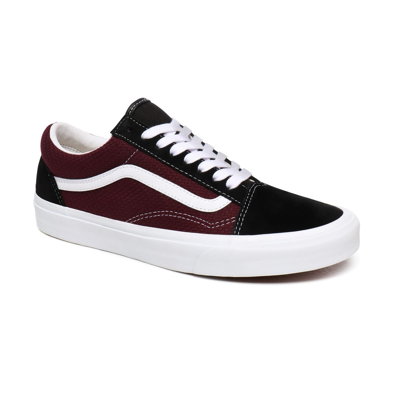 Vans P&C Old Skool Black Classic Mens Womens - (P&C) Black/Port Royale VN0A4U3BWT9 Shoes