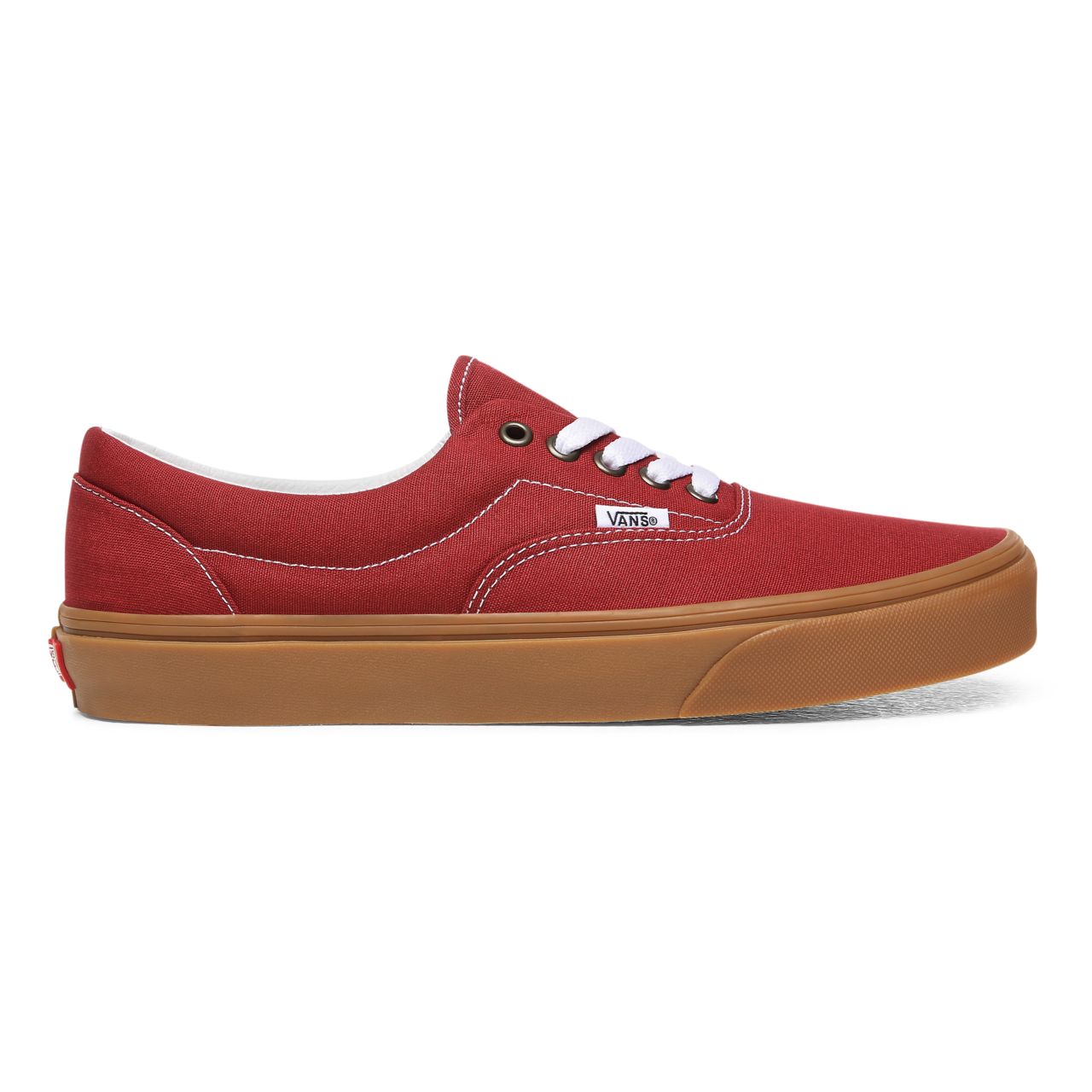 Vans Gum Era Red Classic Mens Womens - (Gum) Rosewood/True White VN0A4U39WZ0 Shoes