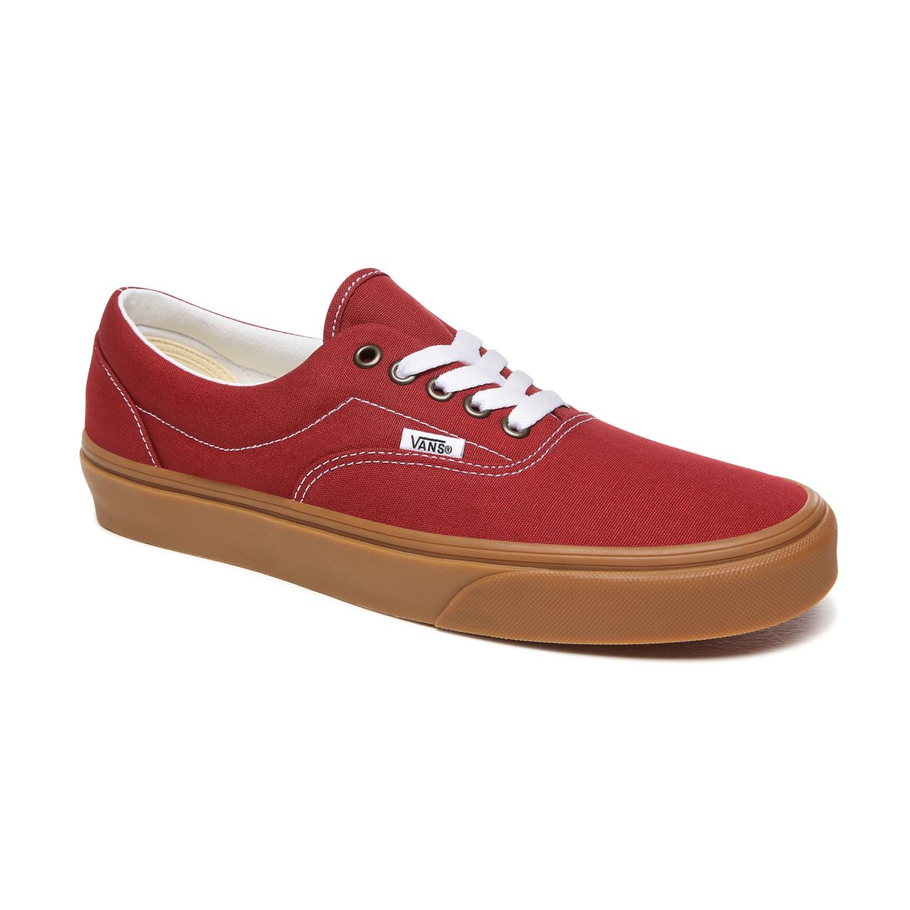 Vans Gum Era Red Classic Mens Womens - (Gum) Rosewood/True White VN0A4U39WZ0 Shoes