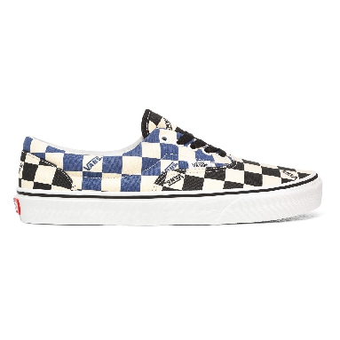 Vans Big Check Era Blue Classic Mens Womens - (Big Check) Black/Navy VN0A4U39WRT Shoes