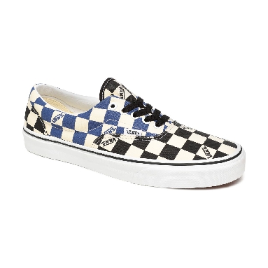 Vans Big Check Era Blue Classic Mens Womens - (Big Check) Black/Navy VN0A4U39WRT Shoes