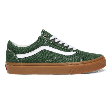 Vans Gum Old Skool Green Classic Mens Womens - (Gum) Greener Pastures/True White VN0A4U3BWYY Shoes