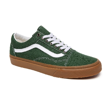 Vans Gum Old Skool Green Classic Mens Womens - (Gum) Greener Pastures/True White VN0A4U3BWYY Shoes