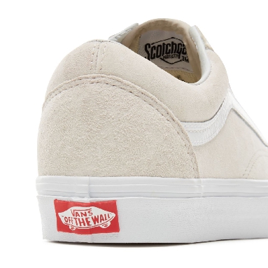 Vans Suede Old Skool Classic Mens Womens - (Pig Suede) Moonbeam/True White VA38G1U5L Shoes