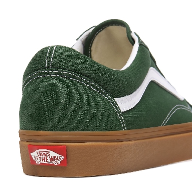 Vans Gum Old Skool Green Classic Mens Womens - (Gum) Greener Pastures/True White VN0A4U3BWYY Shoes