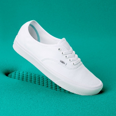 Vans Classic ComfyCush Authentic White Classic Mens Womens - (Classic) True White VN0A3WM7VNG Shoes