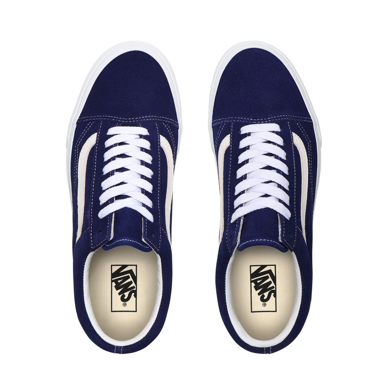 Vans Suede Old Skool Navy Classic Mens Womens - (Suede) Blueprint VN0A4U3BXF7 Shoes