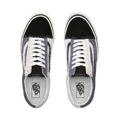 Vans Anaheim Factory Old Skool 36 DX Grey Classic Mens Womens - (Anaheim Factory) Og Black/Og Gray/Og White VN0A38G2XFI Shoes