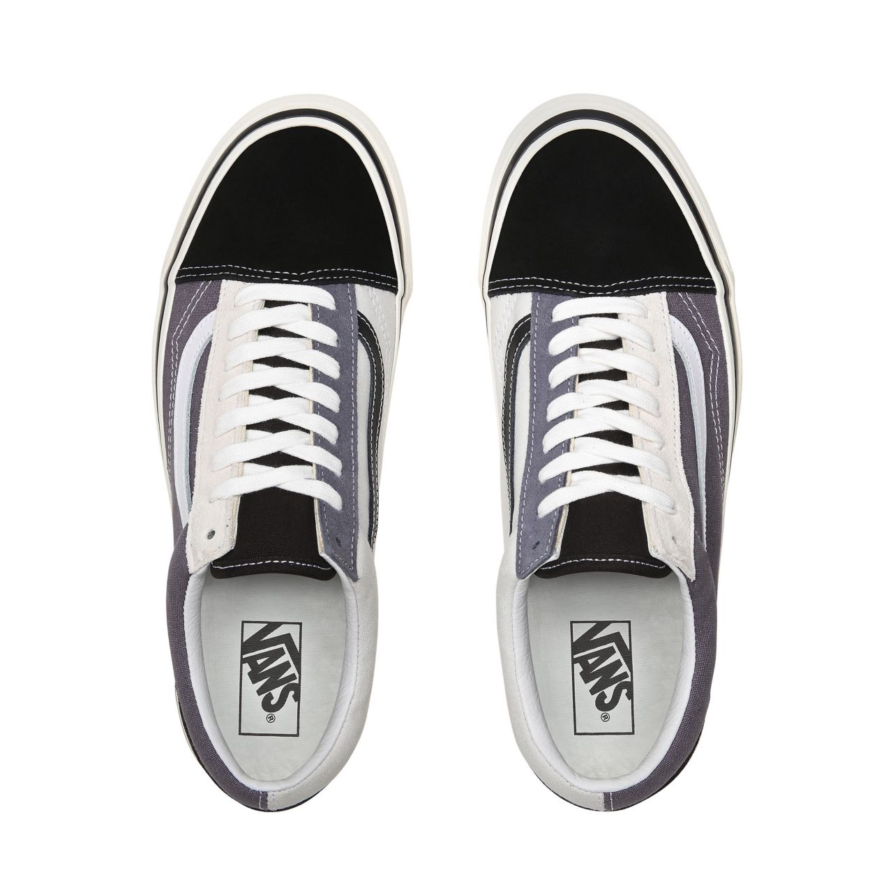 Vans Anaheim Factory Old Skool 36 DX Grey Classic Mens Womens - (Anaheim Factory) Og Black/Og Gray/Og White VN0A38G2XFI Shoes