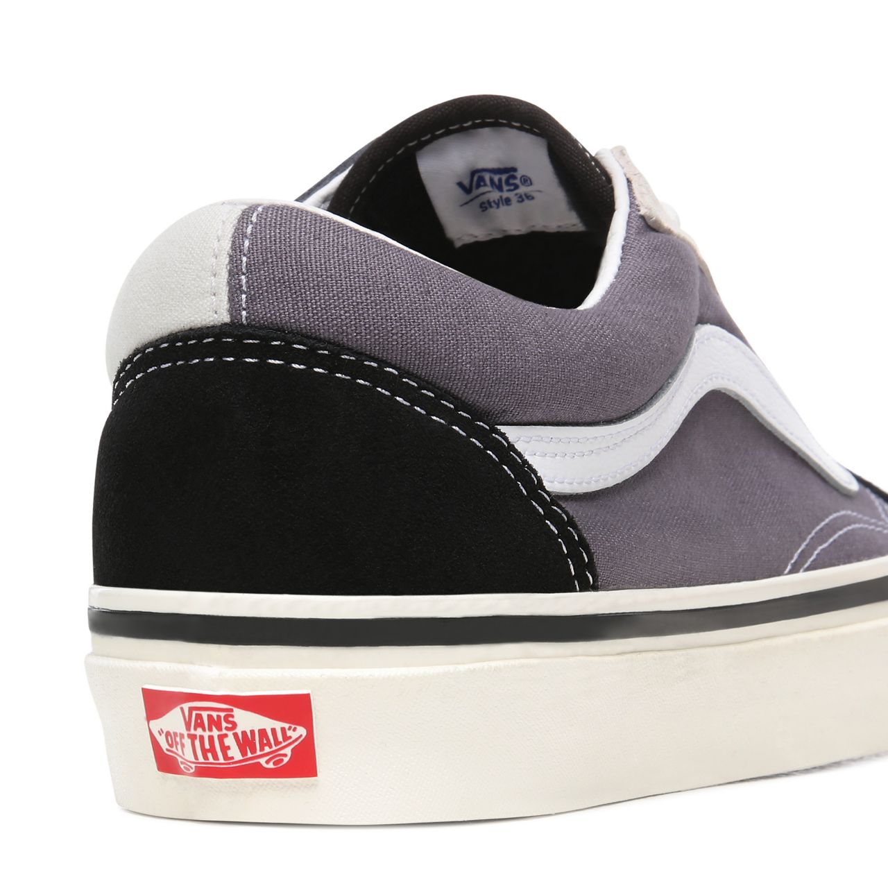 Vans Anaheim Factory Old Skool 36 DX Grey Classic Mens Womens - (Anaheim Factory) Og Black/Og Gray/Og White VN0A38G2XFI Shoes