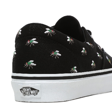 Vans Trap Fly Era Black Classic Mens Womens - (Trap Fly) Black/True White VN0A4U39WZW Shoes