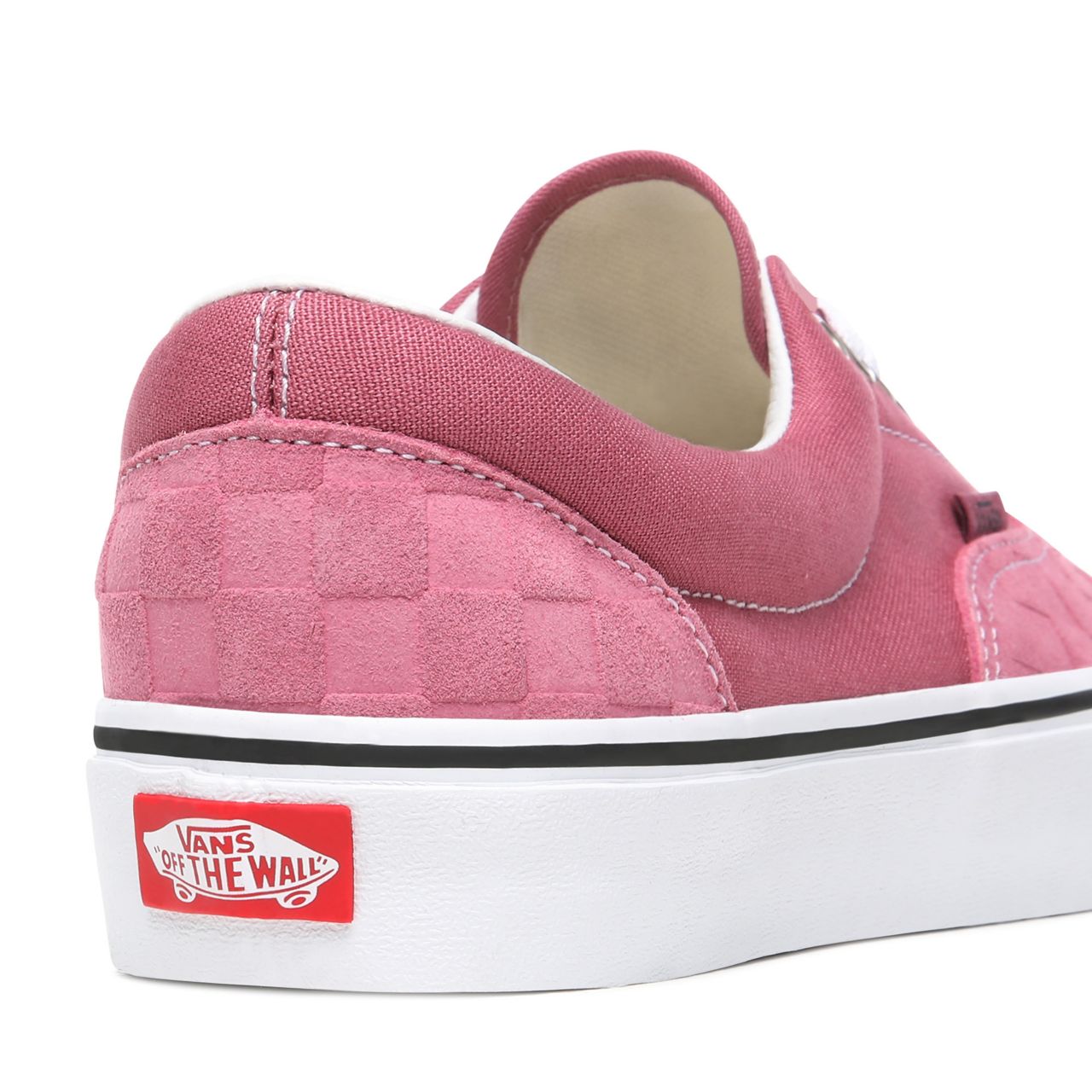 Vans Deboss Checkerboard Era Pink Classic Mens Womens - (Deboss Checkerboard) Heather Rose/True White VN0A4U39WYV Shoes