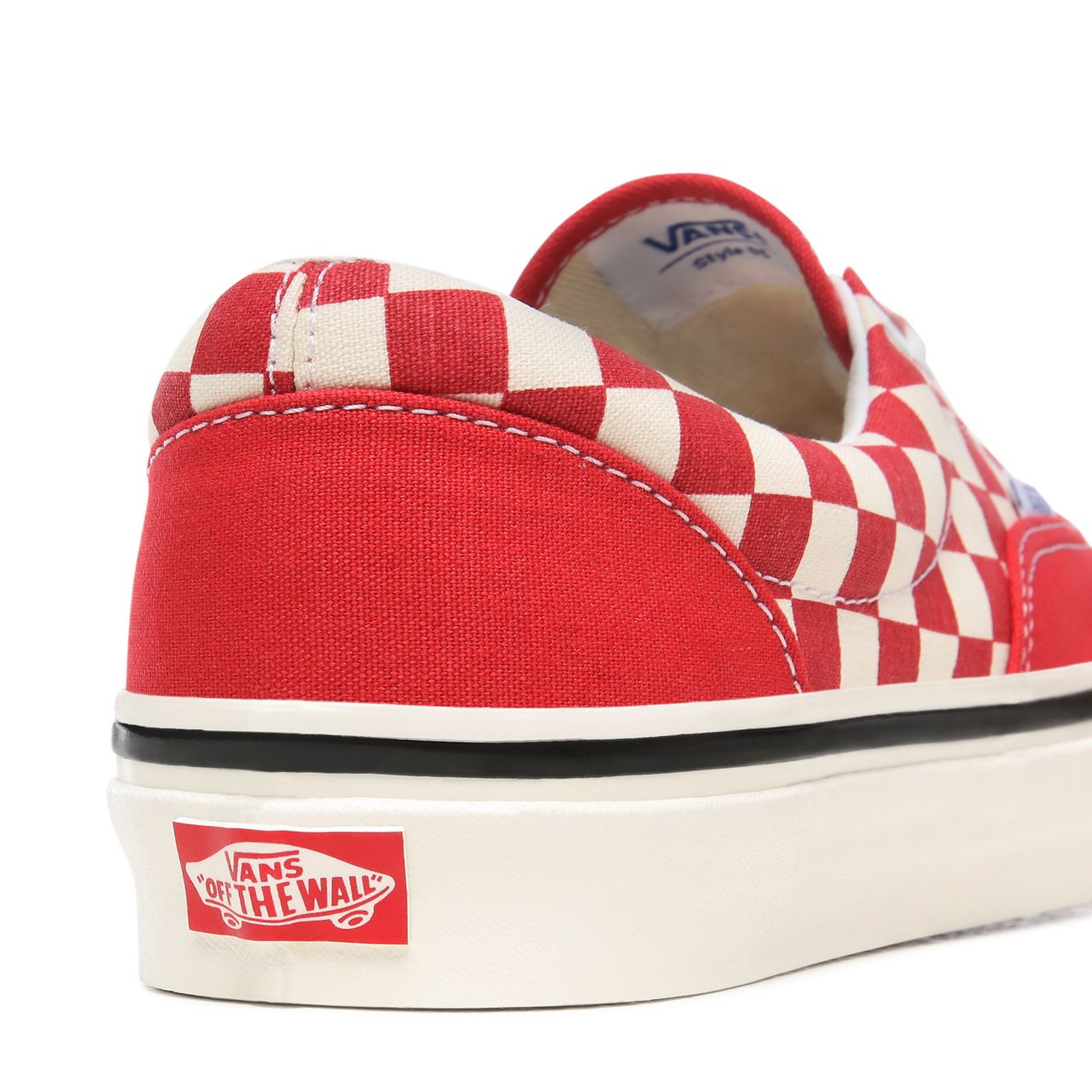 Vans Anaheim Factory Era 95 DX Red Classic Mens Womens - (Anaheim Factory) Og Red/Og White/Check VN0A2RR1X7X Shoes