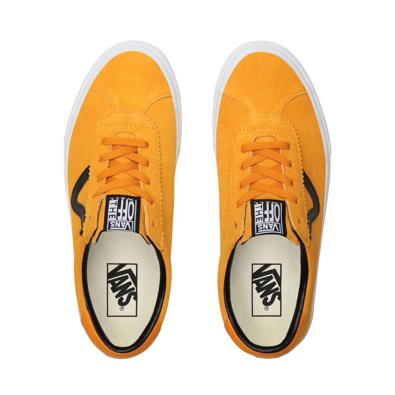 Vans Sport Yellow Classic Mens Womens - Cadmium Yellow/True White VN0A4BU6XW3 Shoes