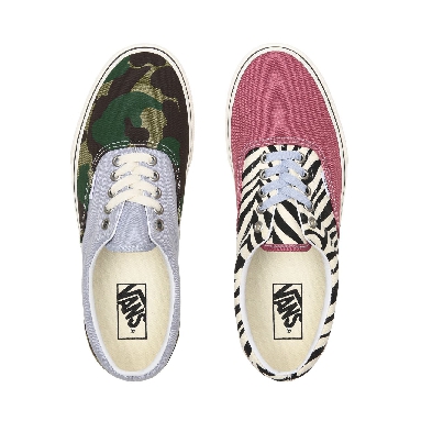 Vans Mismatch Era Multicolour Classic Mens Womens - (Mismatch) Zebra/Camo VN0A4U39WS8 Shoes