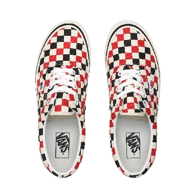 Vans Anaheim Factory Era 95 DX Multicolour Classic Mens Womens - (Anaheim Factory) Og Red/Og Black/Check VN0A2RR1X7W Shoes