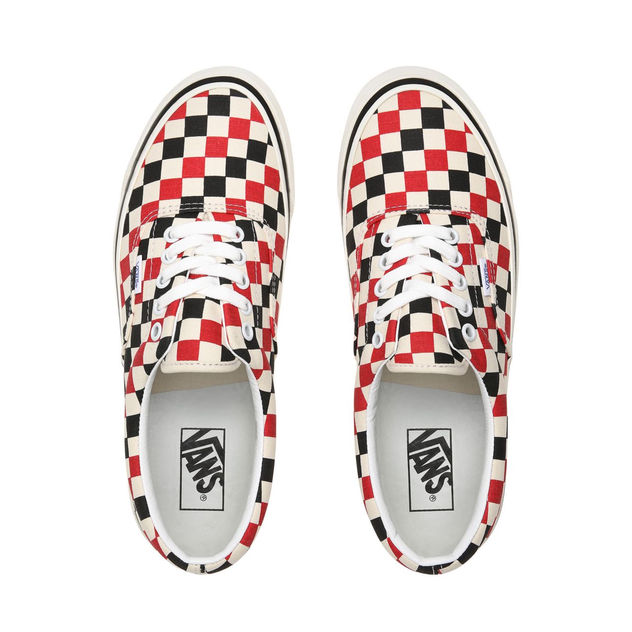 Vans Anaheim Factory Era 95 DX Multicolour Classic Mens Womens - (Anaheim Factory) Og Red/Og Black/Check VN0A2RR1X7W Shoes