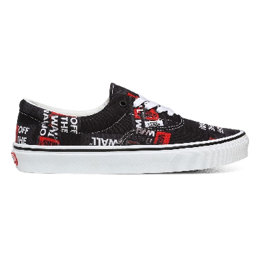 Vans Packing Tape Era Black Classic Mens Womens - (Packing Tape) Black/Red/True White VN0A4U39WZ4 Shoes