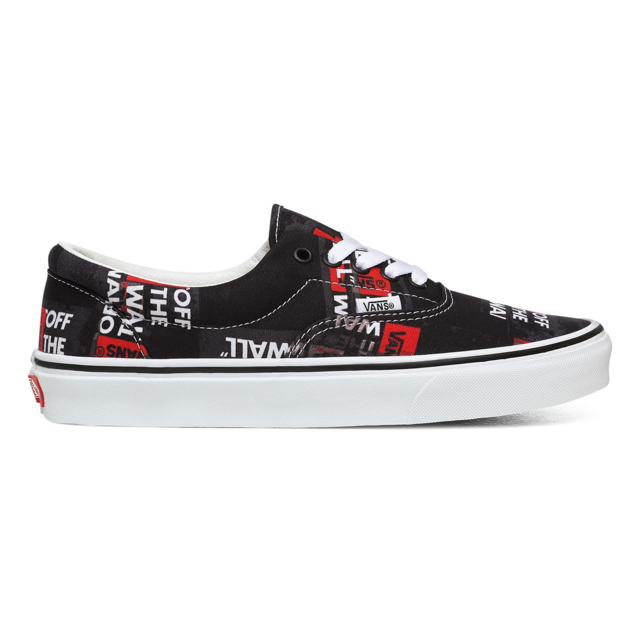 Vans Packing Tape Era Black Classic Mens Womens - (Packing Tape) Black/Red/True White VN0A4U39WZ4 Shoes