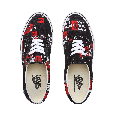 Vans Packing Tape Era Black Classic Mens Womens - (Packing Tape) Black/Red/True White VN0A4U39WZ4 Shoes