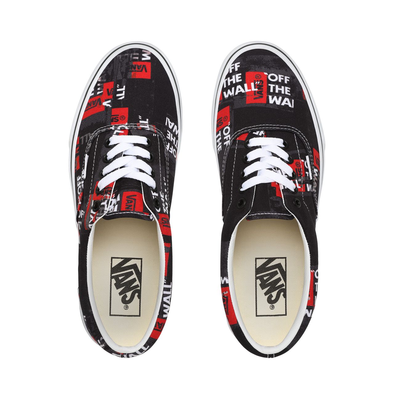 Vans Packing Tape Era Black Classic Mens Womens - (Packing Tape) Black/Red/True White VN0A4U39WZ4 Shoes