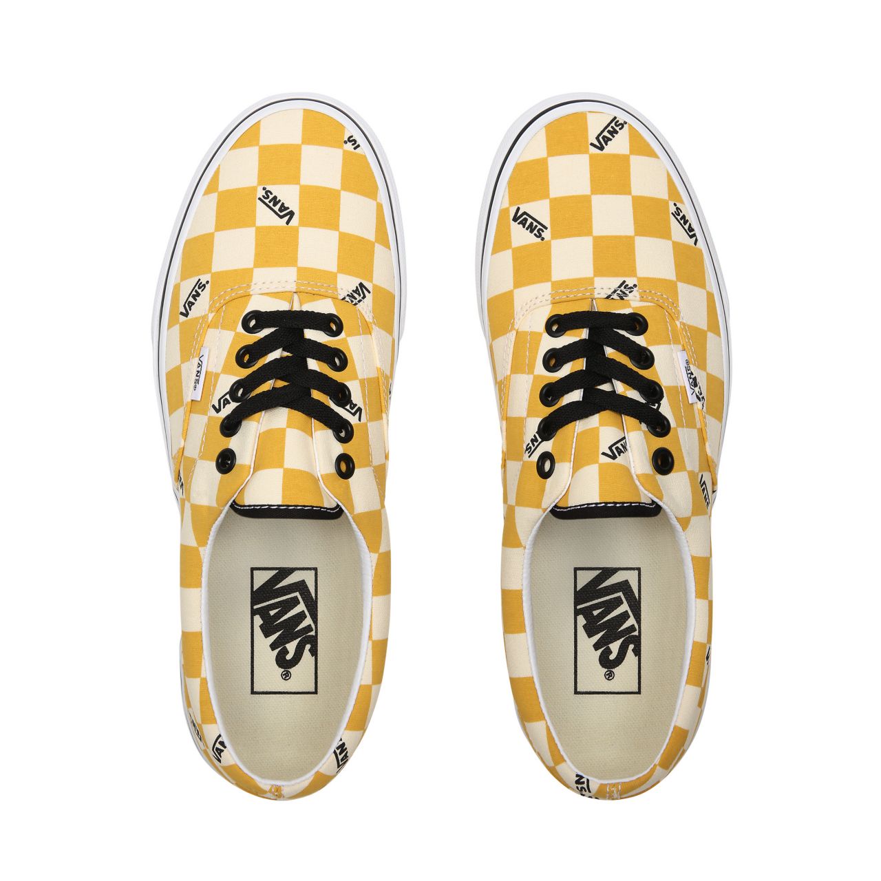 Vans Big Check Era Yellow Classic Mens Womens - (Big Check) Yolk Yellow/True White VN0A4U39WYT Shoes