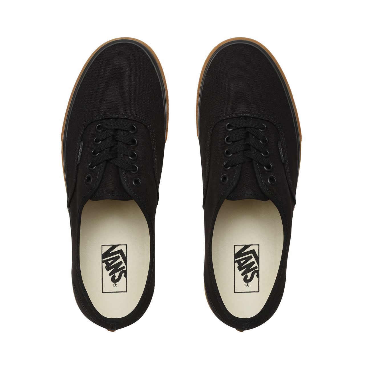 Vans 12 oz Canvas Authentic Black Classic Mens Womens - (12 Oz Canvas) Black/Gum VN0A2Z5ID8E Shoes