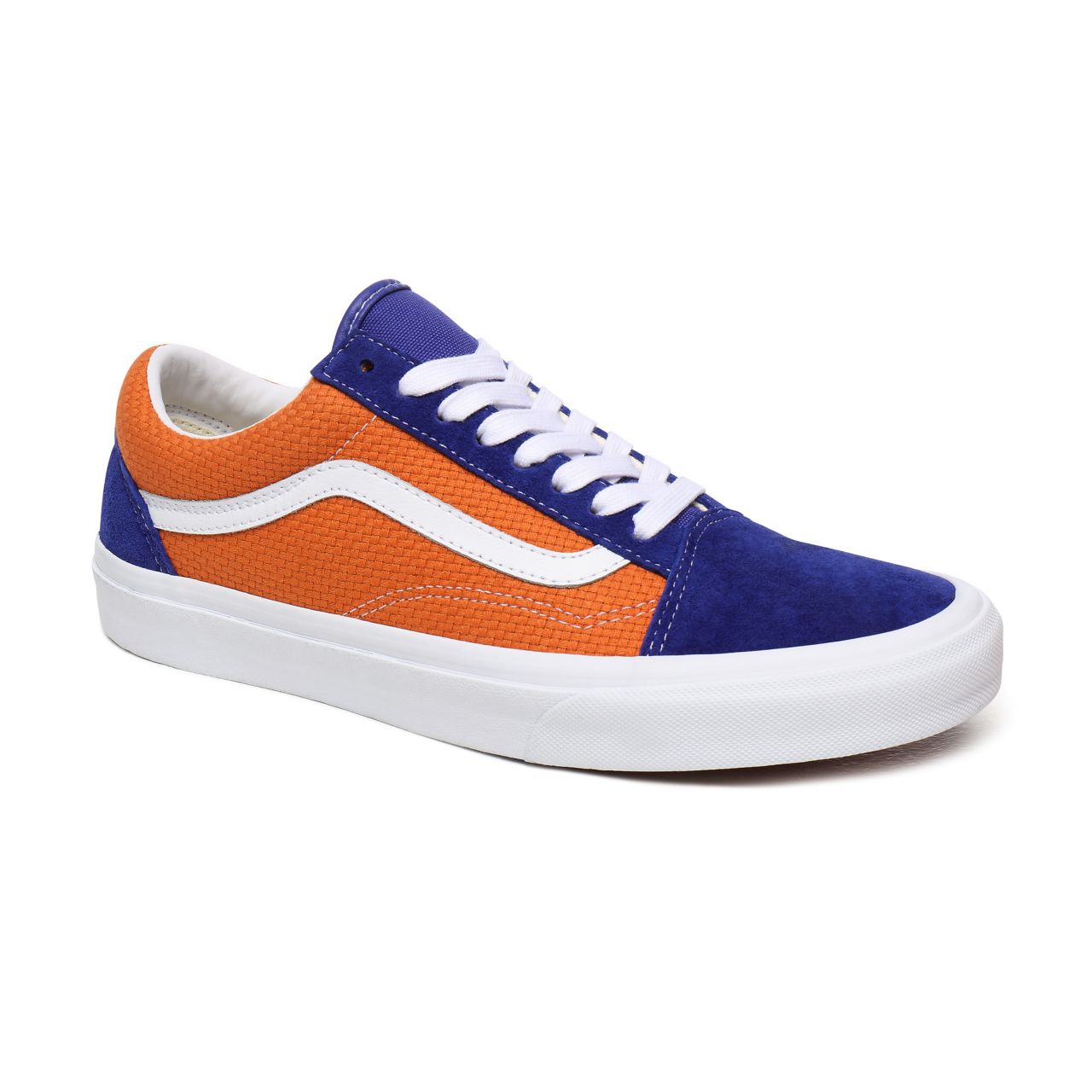 Vans P&C Old Skool Blue Classic Mens Womens - (P&C) Royal Blue/Apricot Buff VN0A4U3BWTJ Shoes