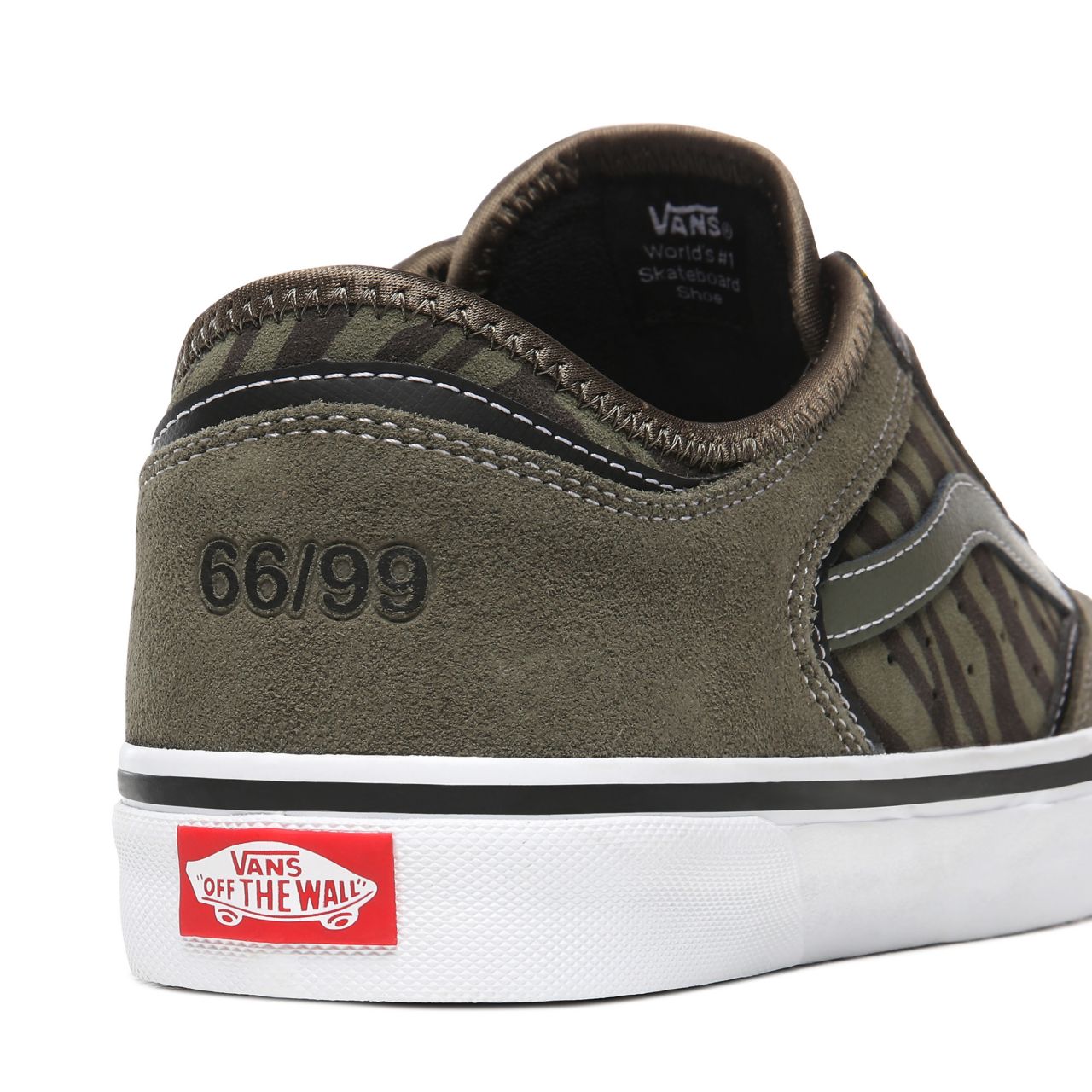 Vans Rowley Classic Green Classic Mens Womens - Grape Leaf/Zebra VN0A4BTTXG8 Shoes